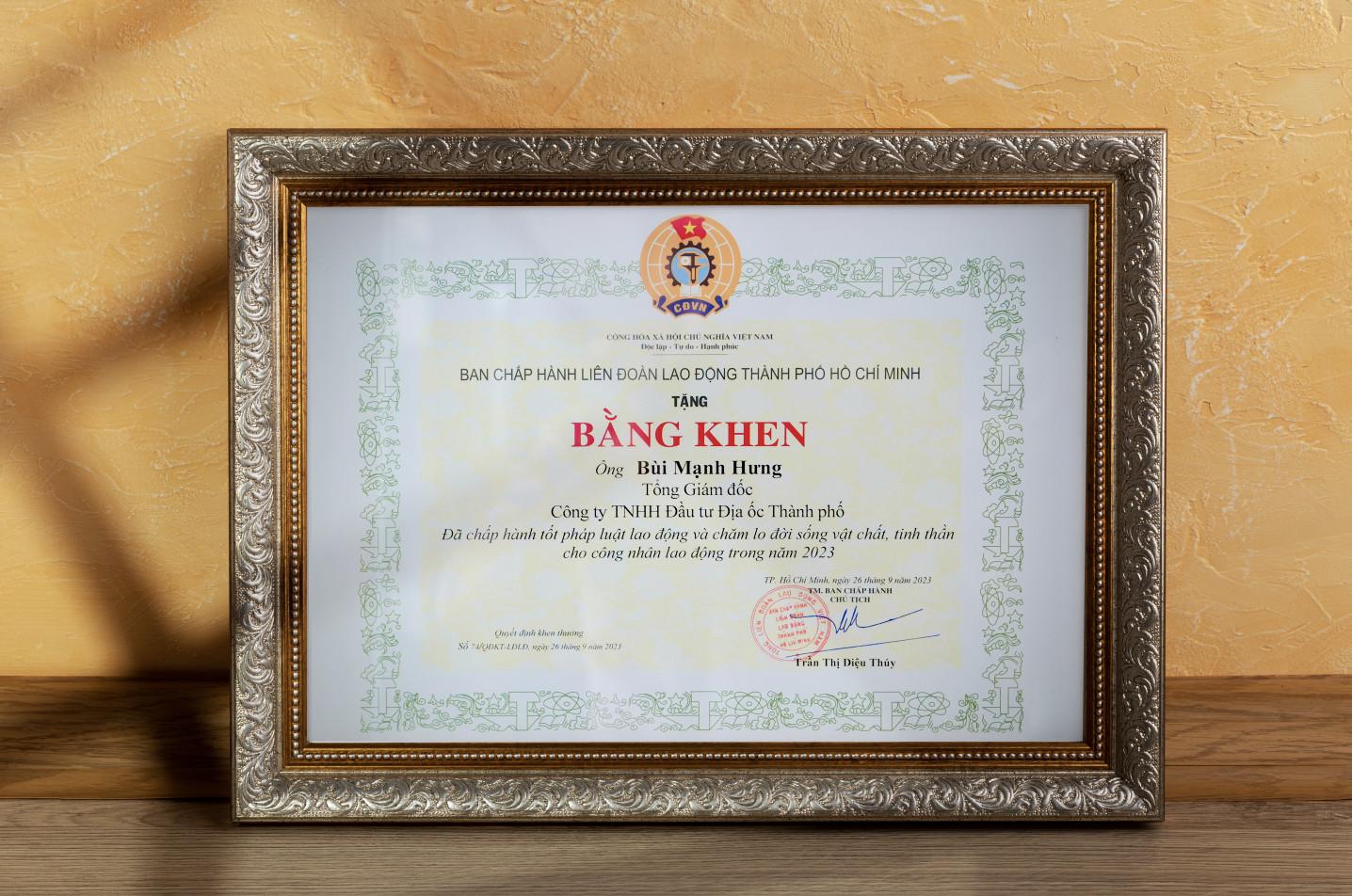 LIÊN ĐOÀN LAO ĐỘNG TP HỒ CHÍ MINH VINH DANH 23 DOANH NGHIỆP TIÊU BIỂU NỖ LỰC VÌ NGƯỜI LAO ĐỘNG
