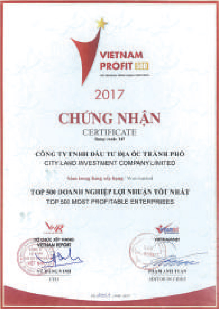 Top 500 Vietnam Most Profitable Company 2017
