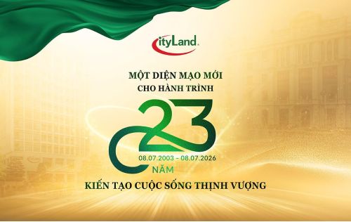 CITYLAND LÀM MỚI NHẬN DIỆN THƯƠNG HIỆU, TIẾP NỐI HÀNH TRÌNH KIẾN TẠO CUỘC SỐNG THỊNH VƯỢNG