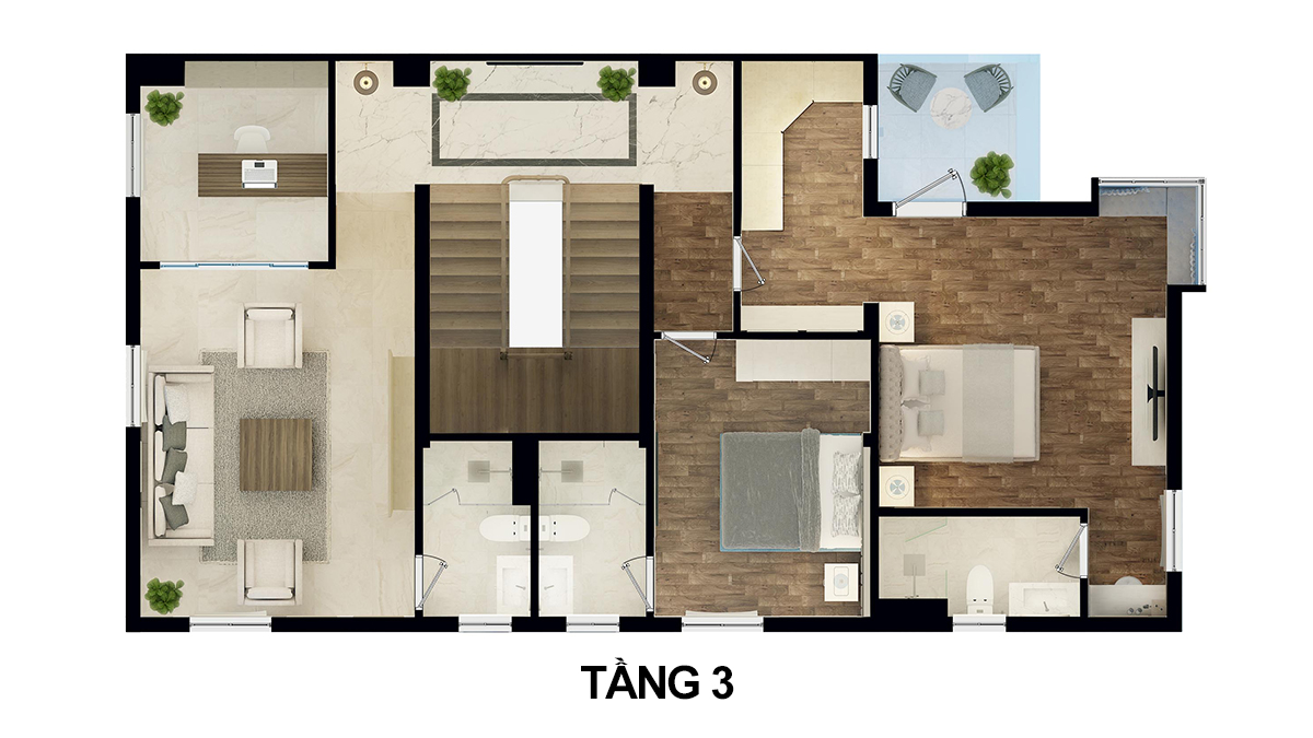 Duplex Villa - floor 3